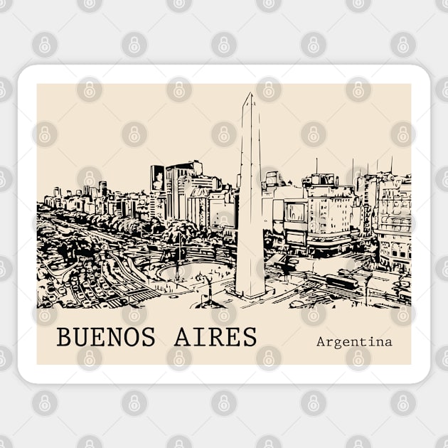 Buenos Aires Argentina Sticker by Lakeric